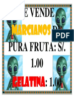 Se Vende Marcianos de Pura Fruta