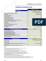 Calendario Academico USIL 2018 - Oficial