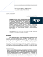 A Revisão Colaborativa de Textos em Aulas On-Line e Face-A-Face