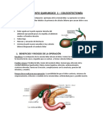 Proced QX Colecistectomia