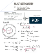 Resolucion de Examen Mecanica Fluidos