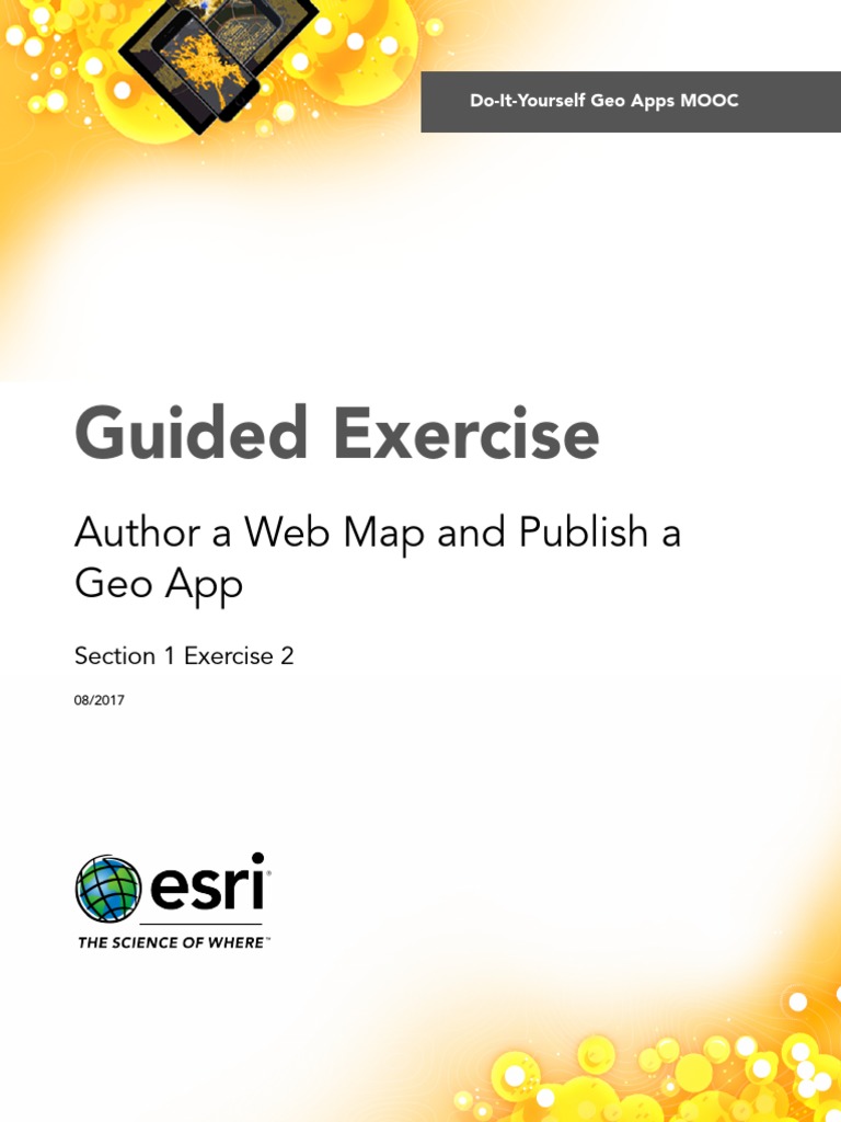 Guided Exercise: Author A Web Map and Publish A Geo App | PDF | Arc Gis ...