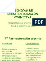 Tecnicas de Reestructuracion Cognitiva.ppt