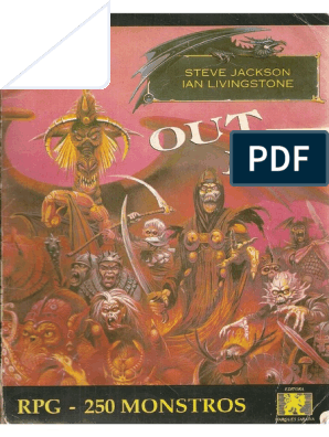 A Cidadela do Caos - Livro Jogo RPG Solo - Aventuras Fantásticas n.º 1 -  Steve Jackson