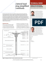 Modelling of A Lateral Load Test On Piles Using Simplified and Numerical Methods