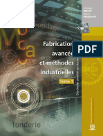Fabrication Avancee Et Methodes Industrielles Tome 1 PDF