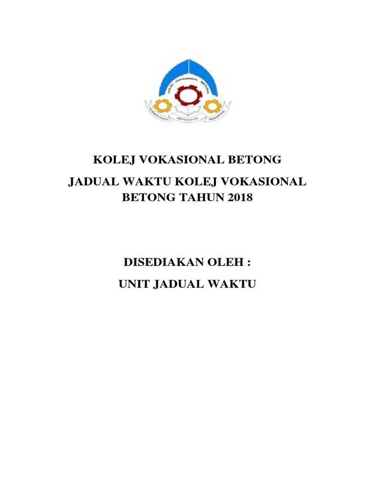 Kolej Vokasional Betong Pdf
