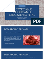 Factores Que Modifican El Crecimiento Fetal