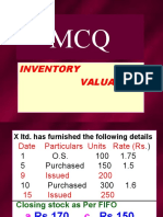 MCQ Inventory Valuation LBSIM