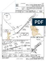 Prescott, Arizona airport chart with runway and approach details