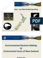 Marlene Oliver - Environmental Decision-Making &amp Environment Court of New Zealand