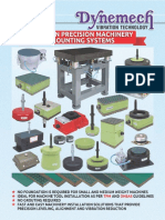 Dynemech Catalogue - Comprehensive Precision Machinery Mounting Systems