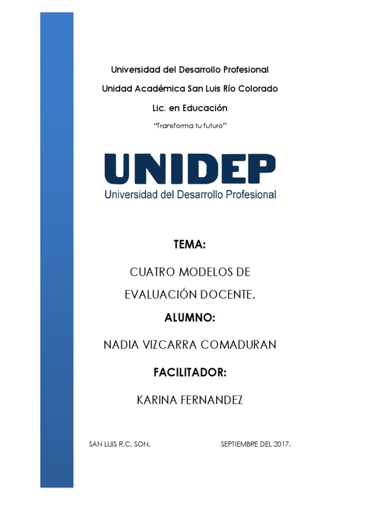 Modelos de Evaluación Docente Efectivos | PDF | Maestros | Evaluación