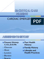 Critical Care Cardiac Emergencies Assessment