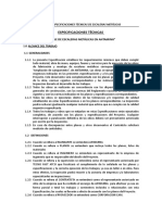 Especificaciones Tecnicas de Las Estructuras Metalicas