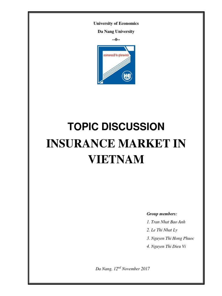 41K18.4Insurance Market in VietnamGroup 6 PDF Insurance Life