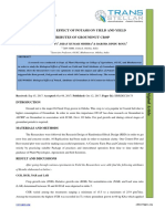 Biological Effect of Potash On Yield and Yield Attributes of Groundnut Crop