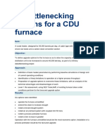 Debottlenecking Options For A CDU Furnace