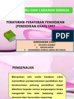 Peraturan Peraturan Pendidikan Pendidikan Khas 1997 Edu3093