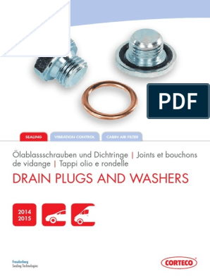 Corteco Drain Plugs And Washers Catalogue Corteco | Pdf