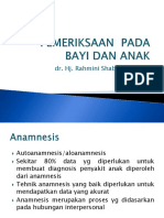 Anamnesis dan Pemeriksaan Fisik Anak