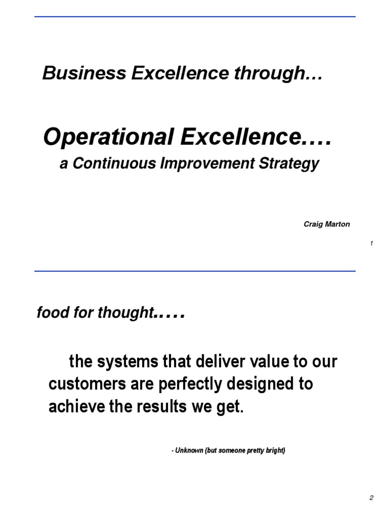 Continuous Improvement Strategy Guide | PDF | Strategic Management ...