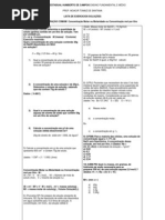 exercicios soluções