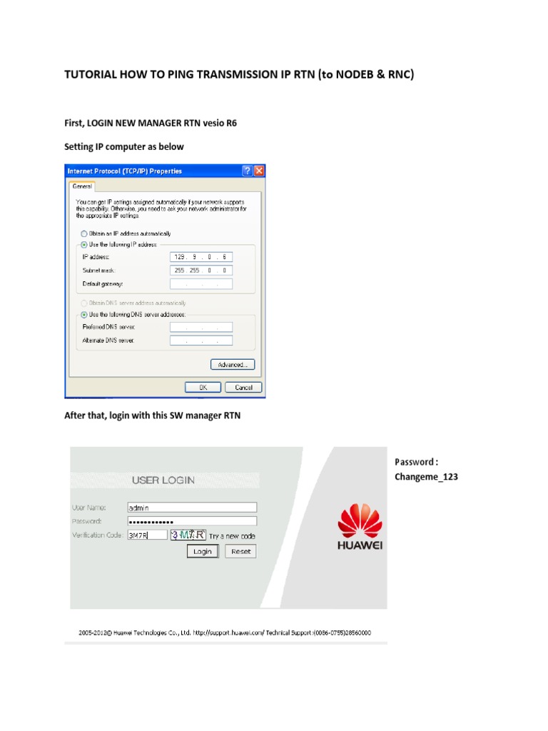 Ping Tutorial for RTN Transmission IP | PDF | Computer Standards ...