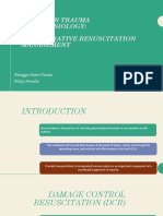 Update in Trauma Anesthesiology: Perioperative Resuscitation Management