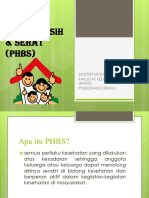 Perilaku Hidup Bersih & Sehat (PHBS)