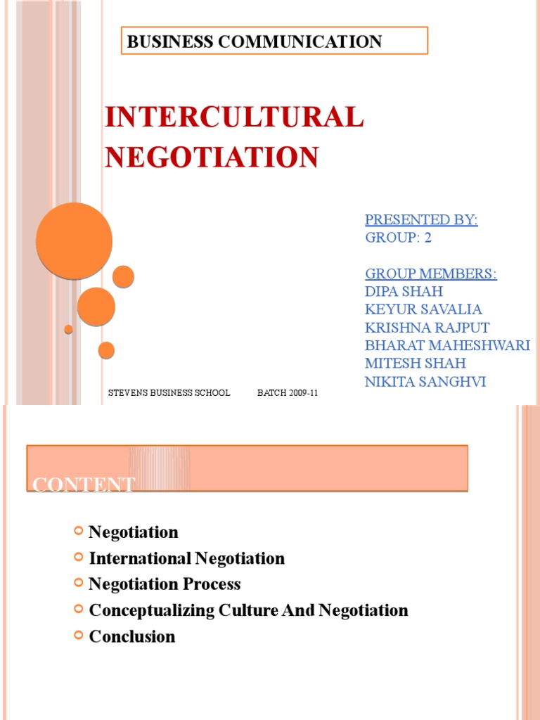 International Negotiation Strategies | PDF | Negotiation | Communication