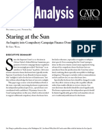 Staring at The Sun: An Inquiry Into Compulsory Campaign Finance Donor Disclosure Laws