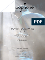 Topophone - Rapport d'Activité 2017