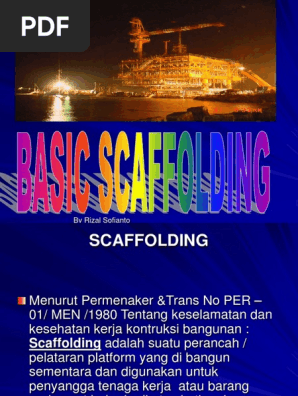 Basic Scaffolding Pdf