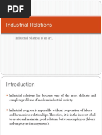 Industrial Relations Is An Art