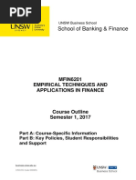 MFIN6201 Empirical Techniques and Application in Finance S12017