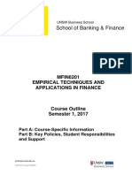 MFIN6201 Empirical Techniques and Application in Finance S12017