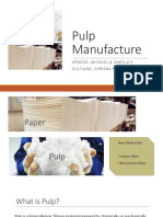 Pulp Manufacture: Arnedo, Michaelle Angela P. Gultiano, Chrisna Mea T