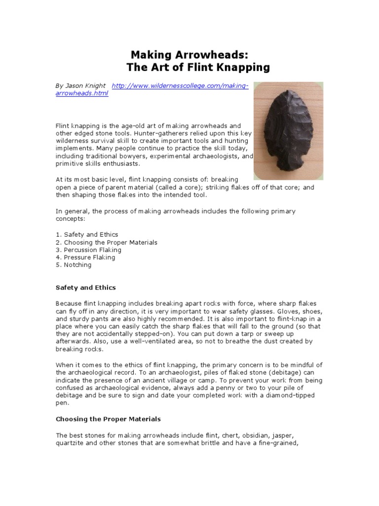 Beyond Flint Exploring The World Of Knapping - cq5op3i