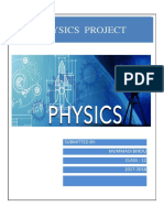 Physics Project Physics Project: Submitted By-Mummadi Bindu Class - 12 2017-2018