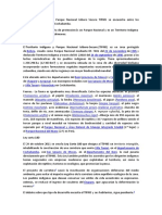 El Territorio Indígena y Parque Nacional Isiboro Sécure TIPNIS Se Encuentra Entre Los Departamentos de Beni y Cochabamba