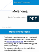 Melanoma: Basic Dermatology Curriculum