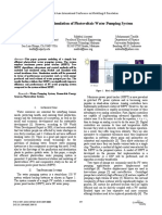 Modeling and Simulation of Photovoltaic Water Pumping System