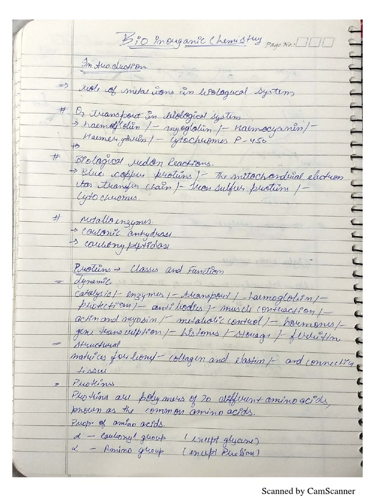 Bio Inorganic | PDF