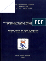 CONCEITOS E OPERAÇÕES NAVAIS DA II GUERRA AOS DIAS DE HOJE