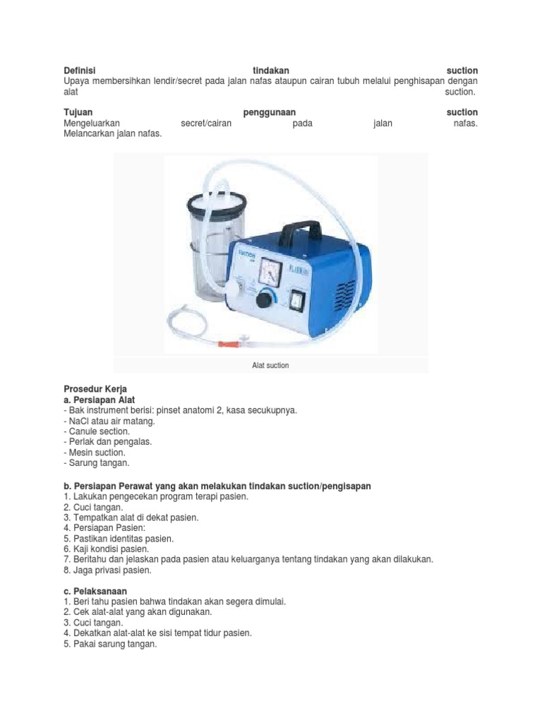 Sop Suction | PDF