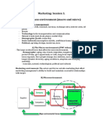 Marketing: Session 3. The Business Environment (Macro and Micro)