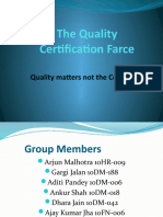 BC Quality Certification Case