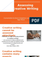 assessing creative writing
