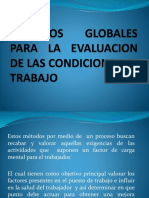 Metodos Globales Para La Evaluacion de Las Condiciones